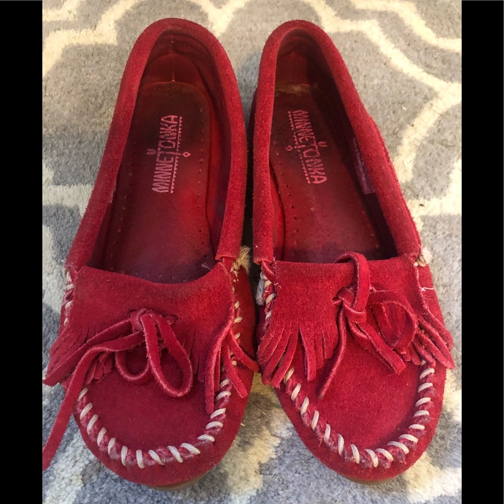 ❤️Suede Minnetonka Moccasins❤️